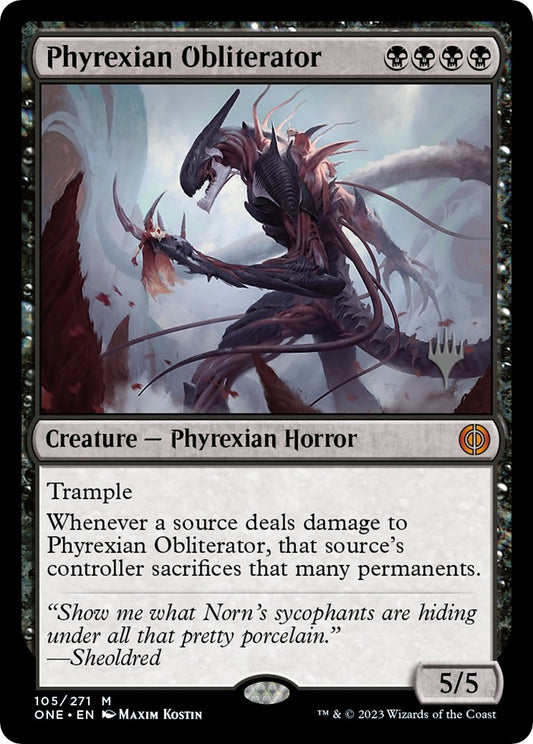 Image for Phyrexian Obliterator (105) (Promo Pack: Phyrexia: All Will Be One) - Magic: The Gathering