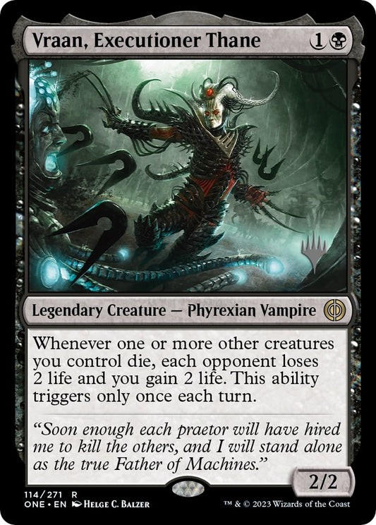 Image for Vraan, Executioner Thane (114) (Promo Pack: Phyrexia: All Will Be One) - Magic: The Gathering
