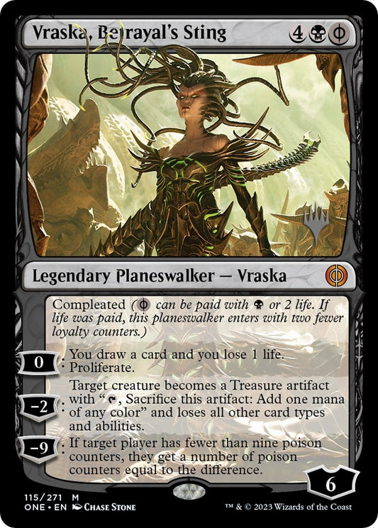 Image for Vraska, Betrayal's Sting (115) (Promo Pack: Phyrexia: All Will Be One) - Magic: The Gathering