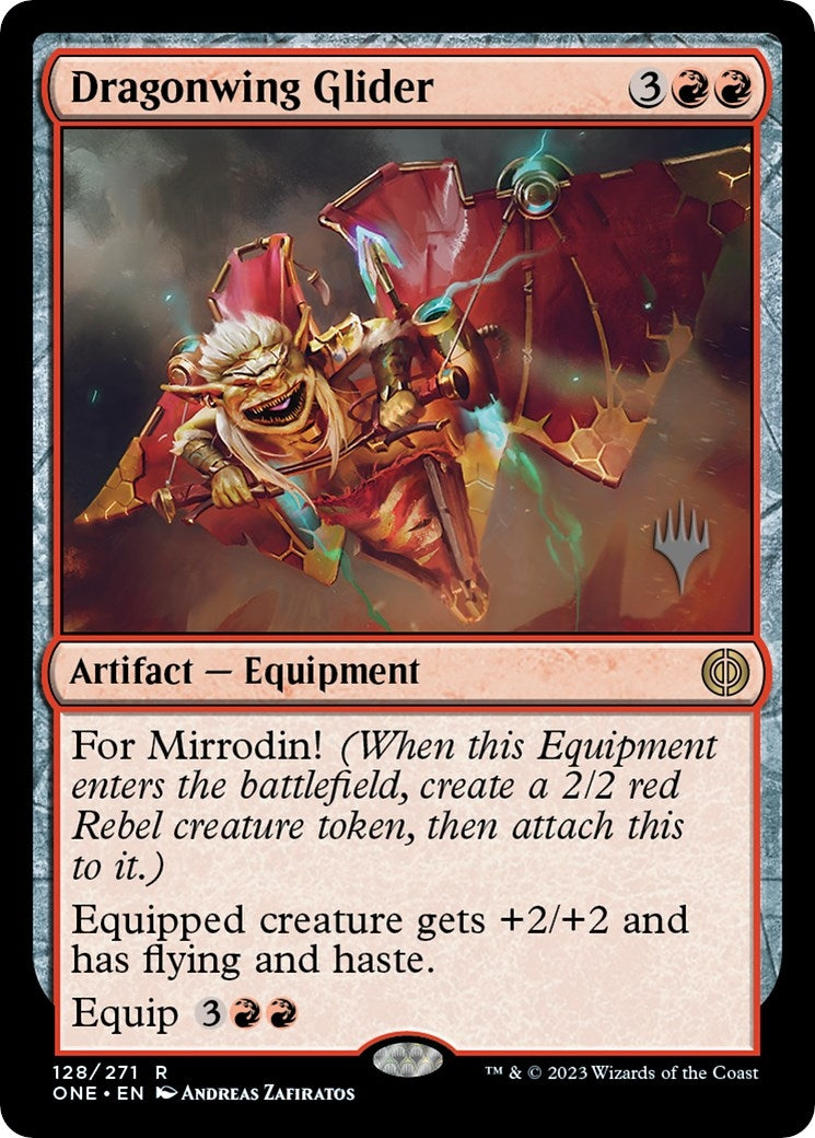 Image for Dragonwing Glider (128) (Promo Pack: Phyrexia: All Will Be One) - Magic: The Gathering