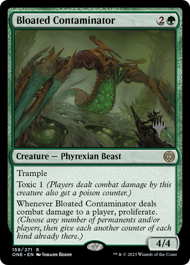 Image for Bloated Contaminator (159) (Promo Pack: Phyrexia: All Will Be One) - Magic: The Gathering