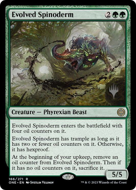 Image for Evolved Spinoderm (166) (Promo Pack: Phyrexia: All Will Be One) - Magic: The Gathering