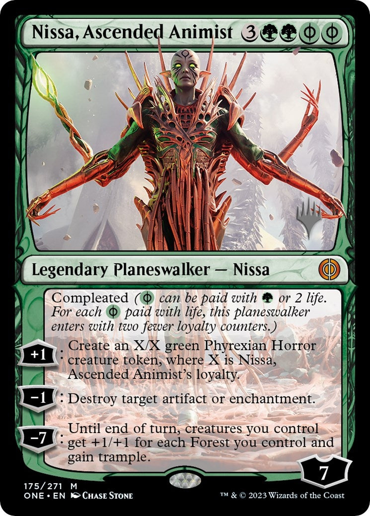 Image for Nissa, Ascended Animist (175) (Promo Pack: Phyrexia: All Will Be One) - Magic: The Gathering