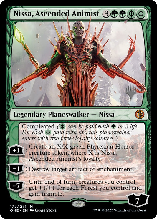 Image for Nissa, Ascended Animist (175) (Promo Pack: Phyrexia: All Will Be One) - Magic: The Gathering