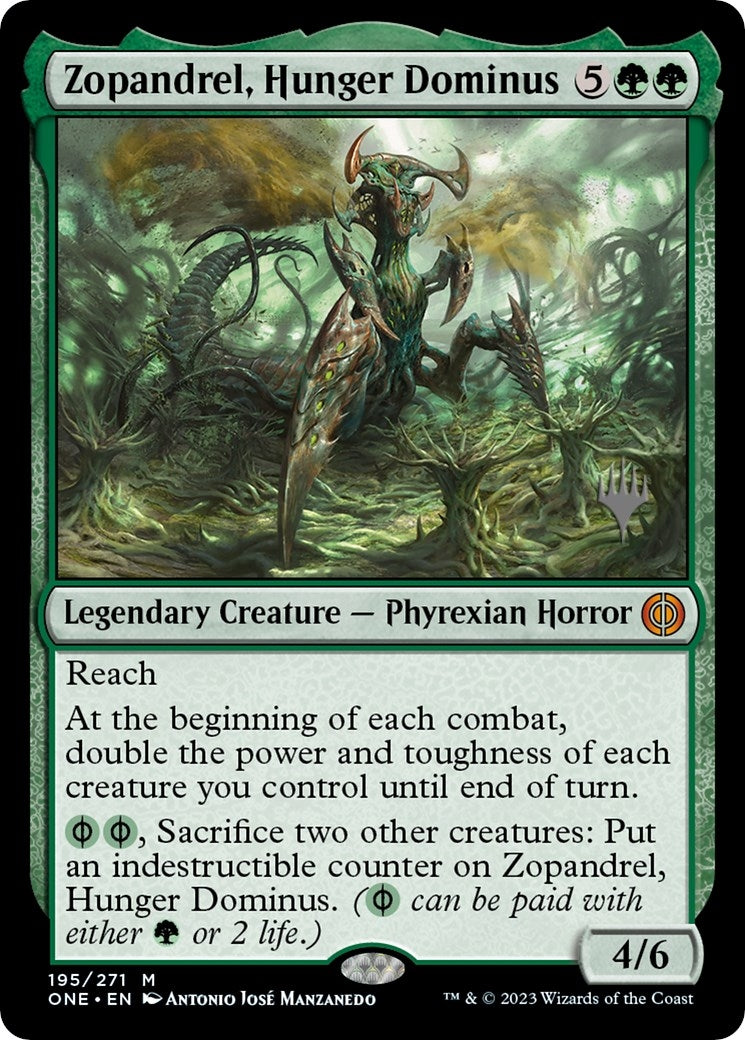 Image for Zopandrel, Hunger Dominus (195) (Promo Pack: Phyrexia: All Will Be One) - Magic: The Gathering