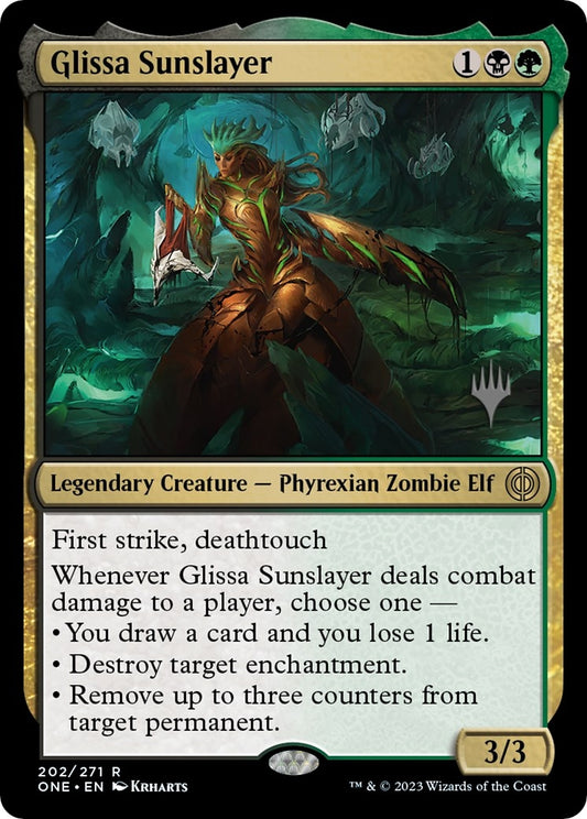 Image for Glissa Sunslayer (202) (Promo Pack: Phyrexia: All Will Be One) - Magic: The Gathering