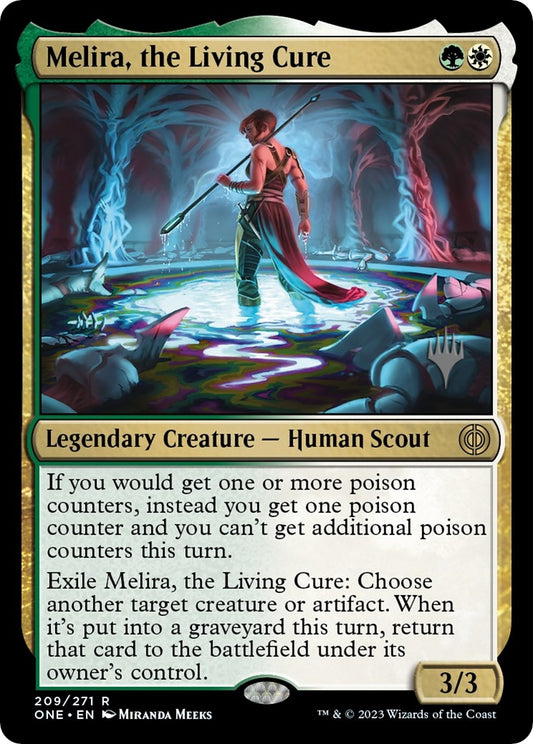 Image for Melira, the Living Cure (209) (Promo Pack: Phyrexia: All Will Be One) - Magic: The Gathering