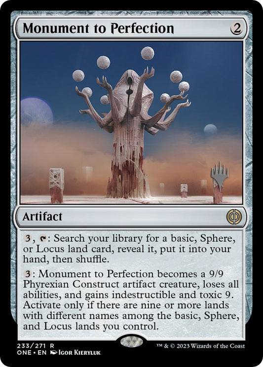 Image for Monument to Perfection (233) (Promo Pack: Phyrexia: All Will Be One) - Magic: The Gathering