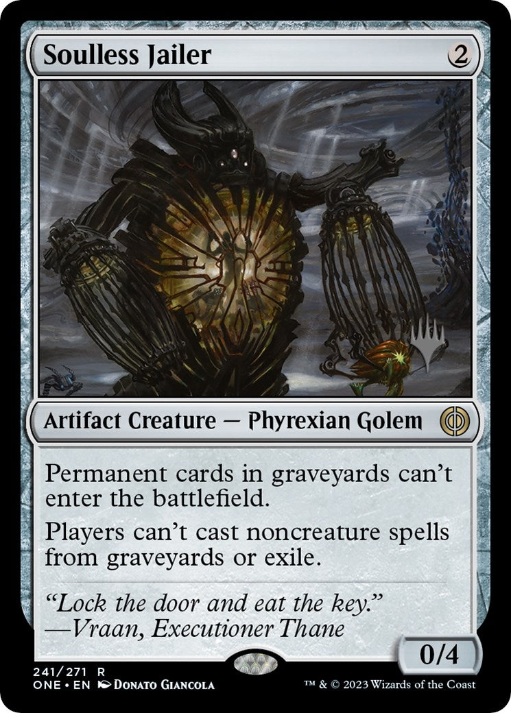 Image for Soulless Jailer (241) (Promo Pack: Phyrexia: All Will Be One) - Magic: The Gathering