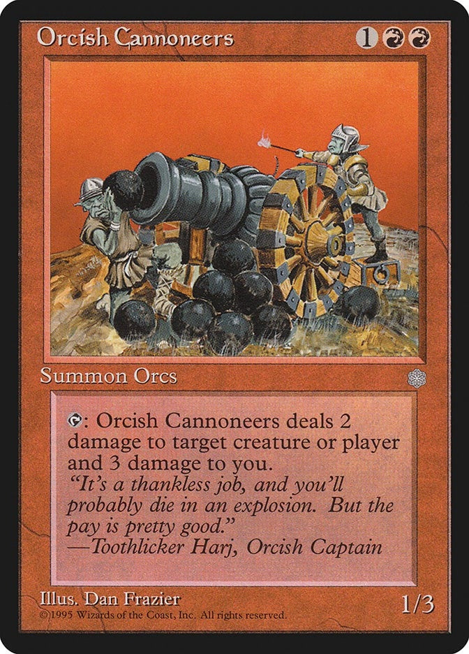 Image for Orcish Cannoneers (Ice Age) - Magic: The Gathering
