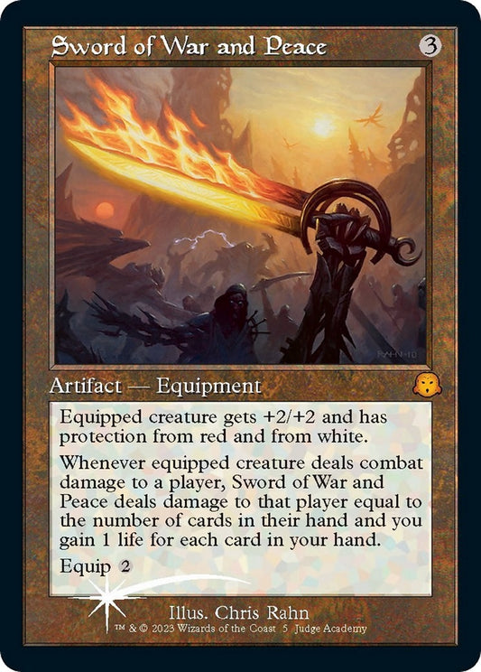 Image for Sword of War and Peace (5) (Judge Promos) - Magic: The Gathering
