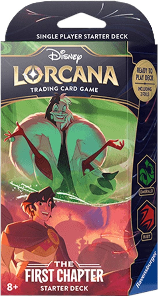 Image for Disney Lorcana: The First Chapter Starter Deck (Emerald & Ruby) - Disney Lorcana