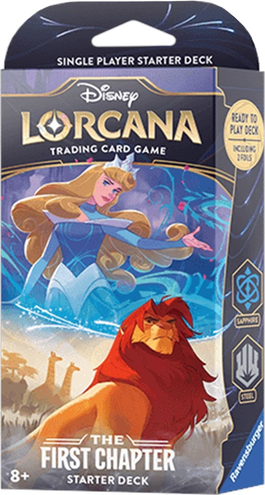 Image for Disney Lorcana: The First Chapter Starter Deck (Sapphire & Steel) - Disney Lorcana