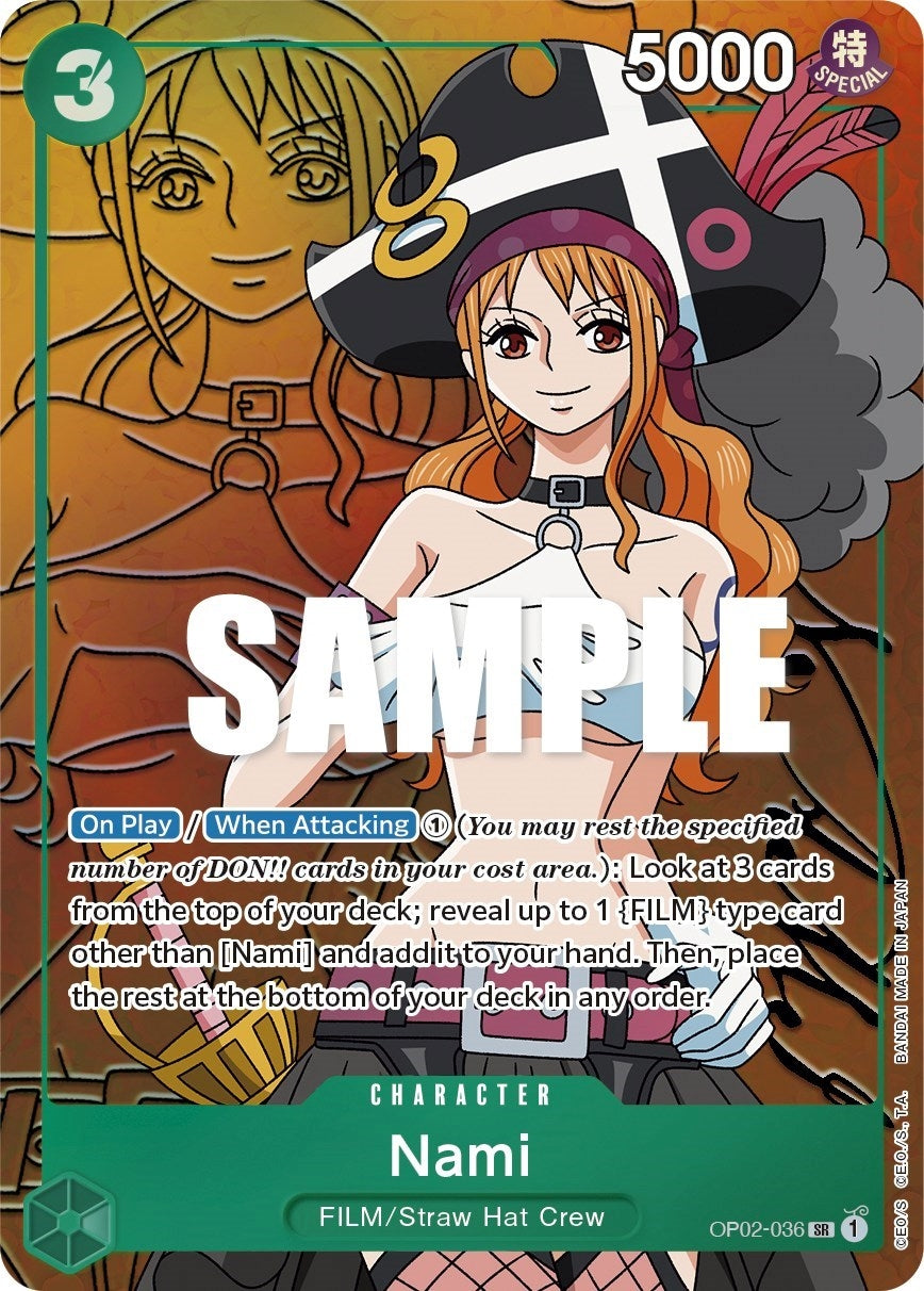 Image for Nami (Alternate Art) (OP02-036) (Paramount War) - One Piece Card Game