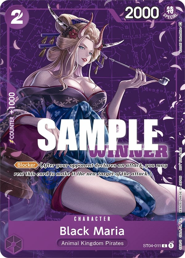 Image for Black Maria (Tournament Pack Vol. 2) [Winner] (ST04-011) (One Piece Promotion Cards) - One Piece Card Game