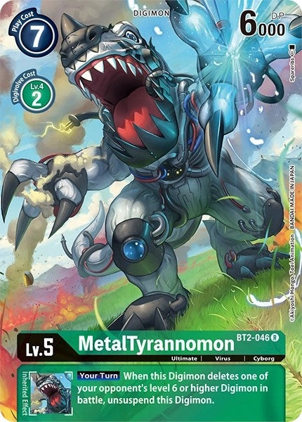 Image for MetalTyrannomon (Alternate Art) (BT2-046 R) (Dimensional Phase) - Digimon Card Game