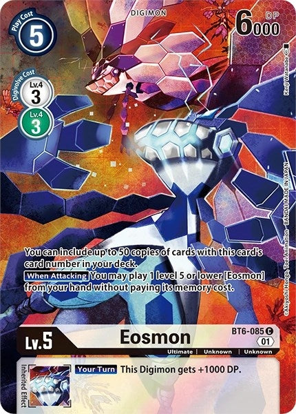 Image for Eosmon (Alternate Art) (BT6-085 C) (Dimensional Phase) - Digimon Card Game