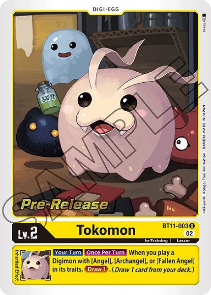 Image for Tokomon (BT11-003 U) (Dimensional Phase Pre-Release Cards) - Digimon Card Game