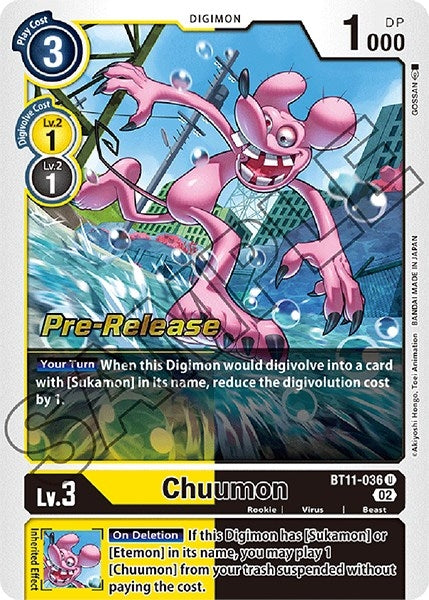 Image for Chuumon (BT11-036 U) (Dimensional Phase Pre-Release Cards) - Digimon Card Game