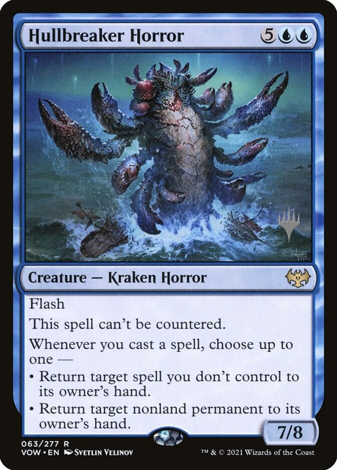 Image for Hullbreaker Horror (063) (Promo Pack: Phyrexia: All Will Be One) - Magic: The Gathering