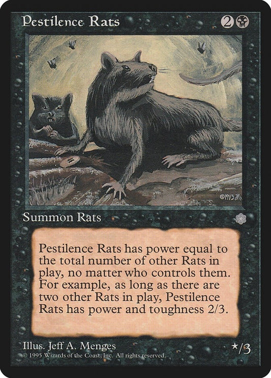 Image for Pestilence Rats (Ice Age) - Magic: The Gathering