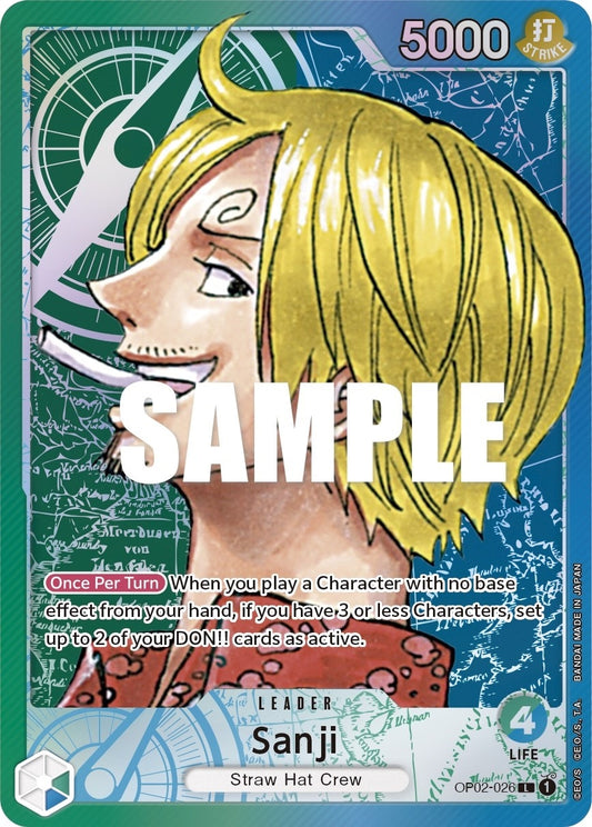 Image for Sanji (Alternate Art) (OP02-026) (Paramount War) - One Piece Card Game