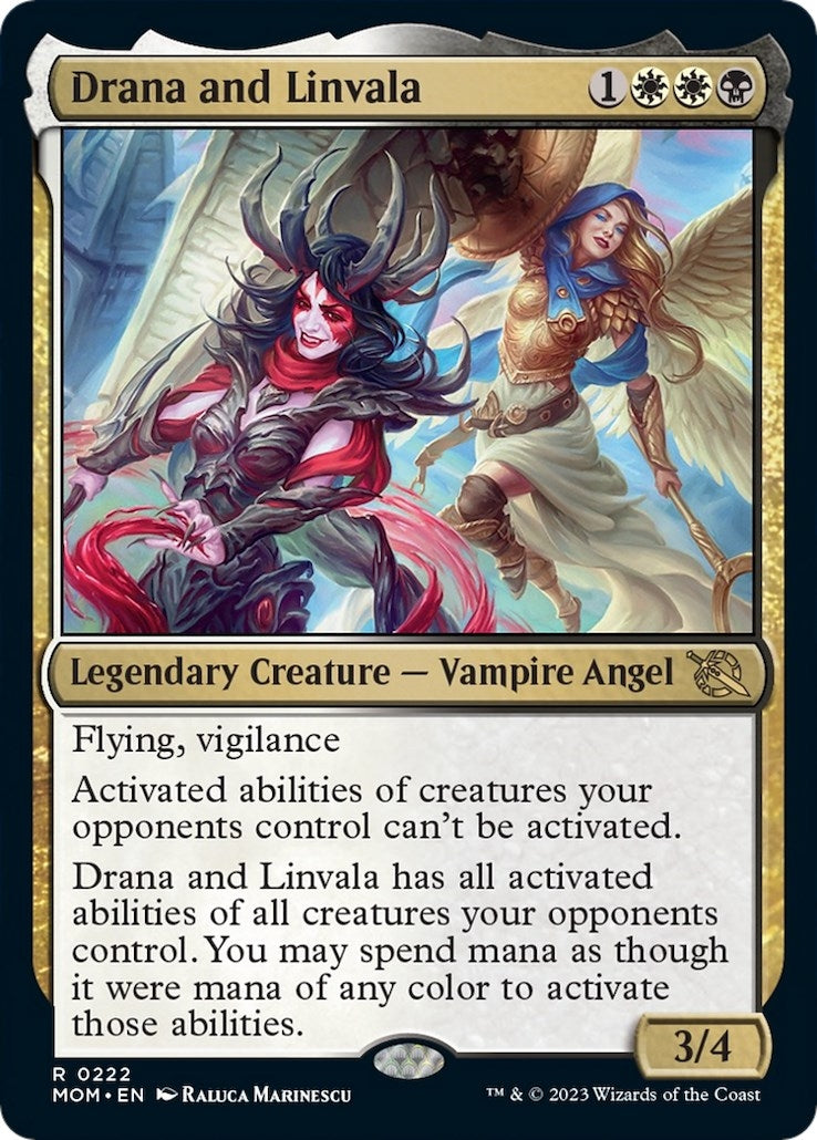 Image for Drana and Linvala (222) (March of the Machine) - Magic: The Gathering