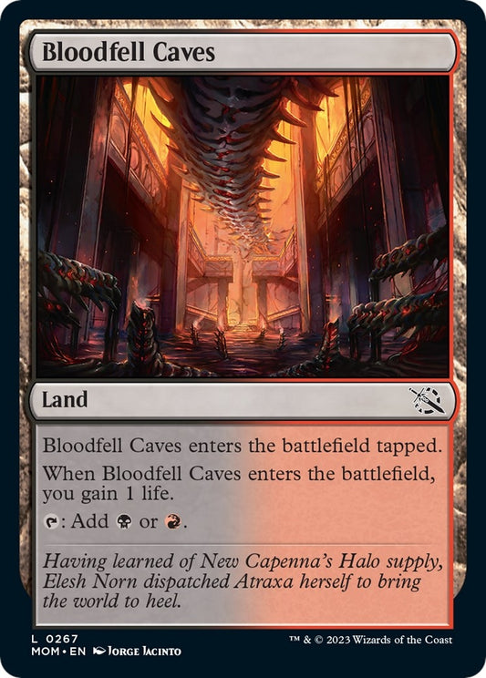 Image for Bloodfell Caves (267) (March of the Machine) - Magic: The Gathering