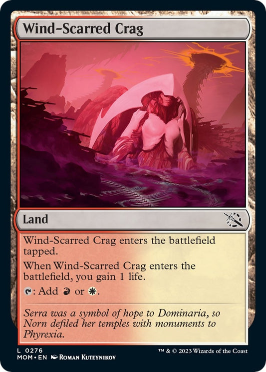 Image for Wind-Scarred Crag (276) (March of the Machine) - Magic: The Gathering