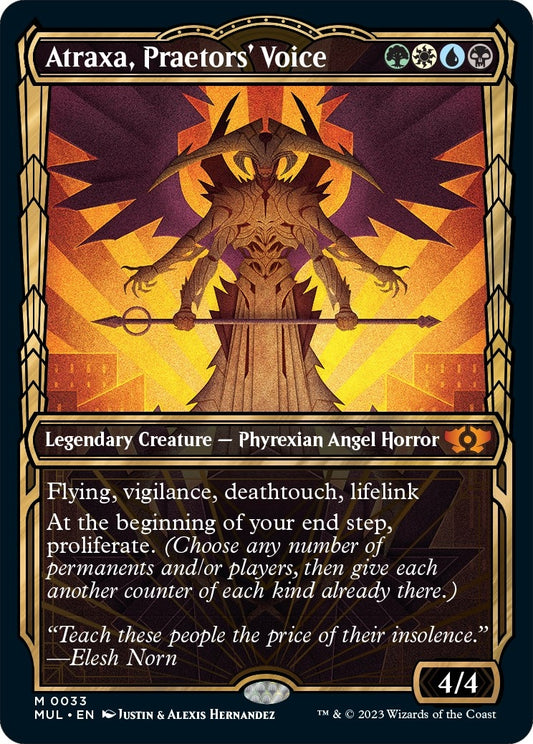 Image for Atraxa, Praetors' Voice (33) (March of the Machine: Multiverse Legends) - Magic: The Gathering