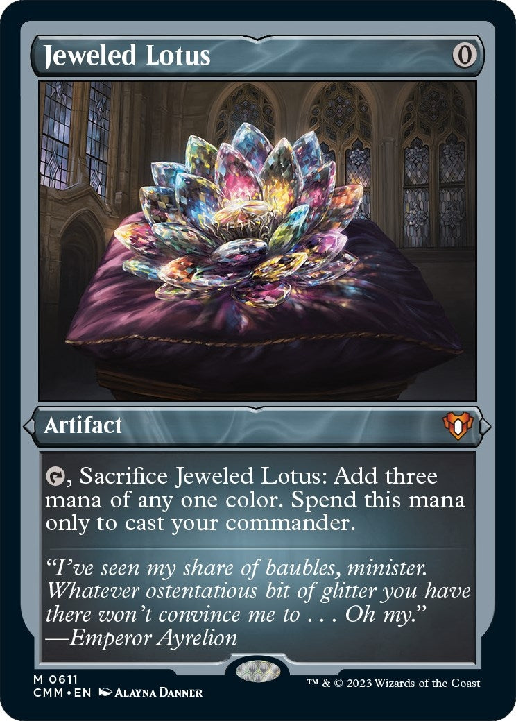 Image for Jeweled Lotus (Foil Etched) (611) (Commander Masters) - Magic: The Gathering