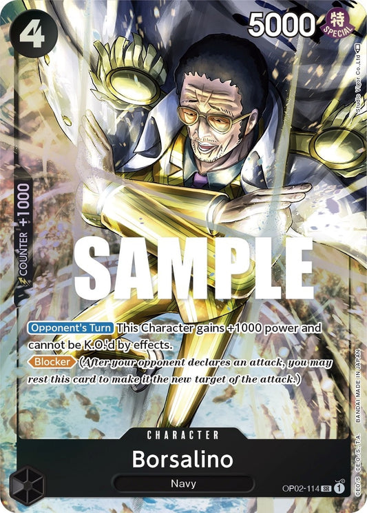 Image for Borsalino (Alternate Art) (OP02-114) (Paramount War) - One Piece Card Game