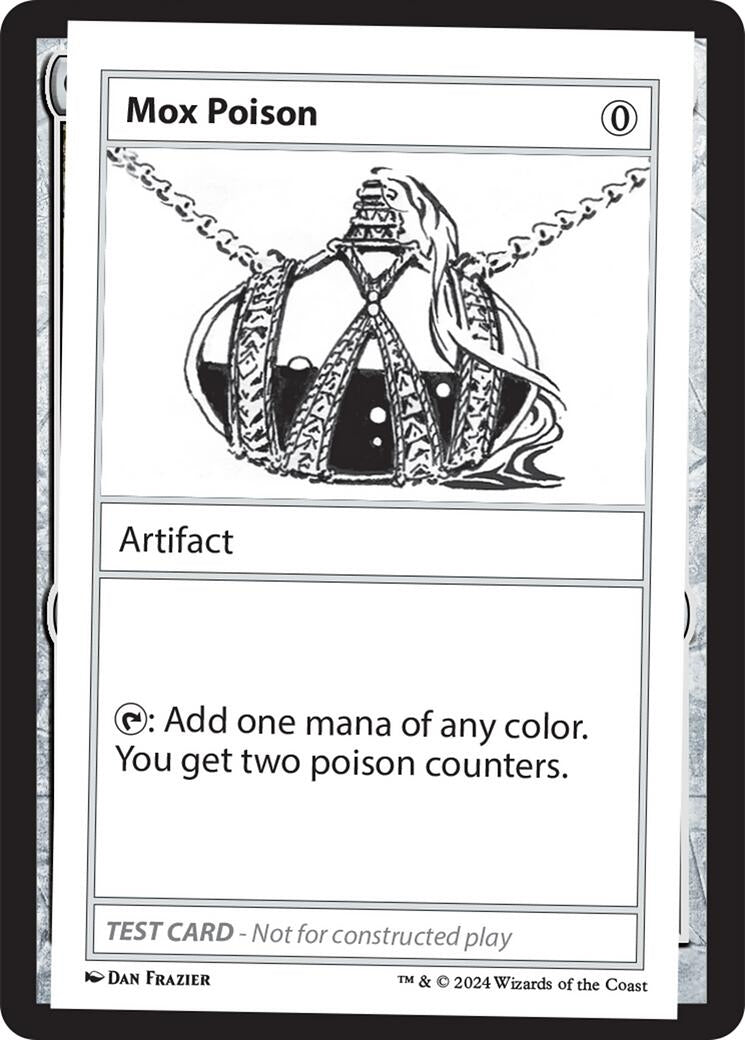 Image for Mox Poison (Un-Known Event Playtest Cards) - Magic: The Gathering