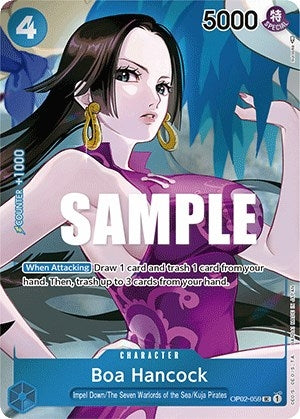 Image for Boa Hancock (Box Topper) (OP02-059) (Paramount War) - One Piece Card Game