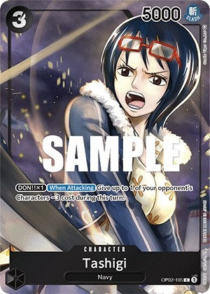 Image for Tashigi (Box Topper) (OP02-105) (Paramount War) - One Piece Card Game