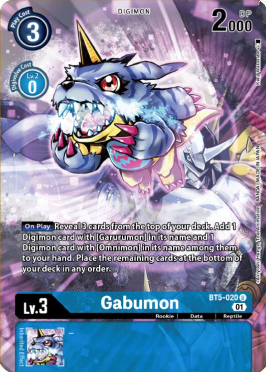 Image for Gabumon (Digimon Royal Knights Card Set) (BT5-020 U) (Battle of Omni) - Digimon Card Game