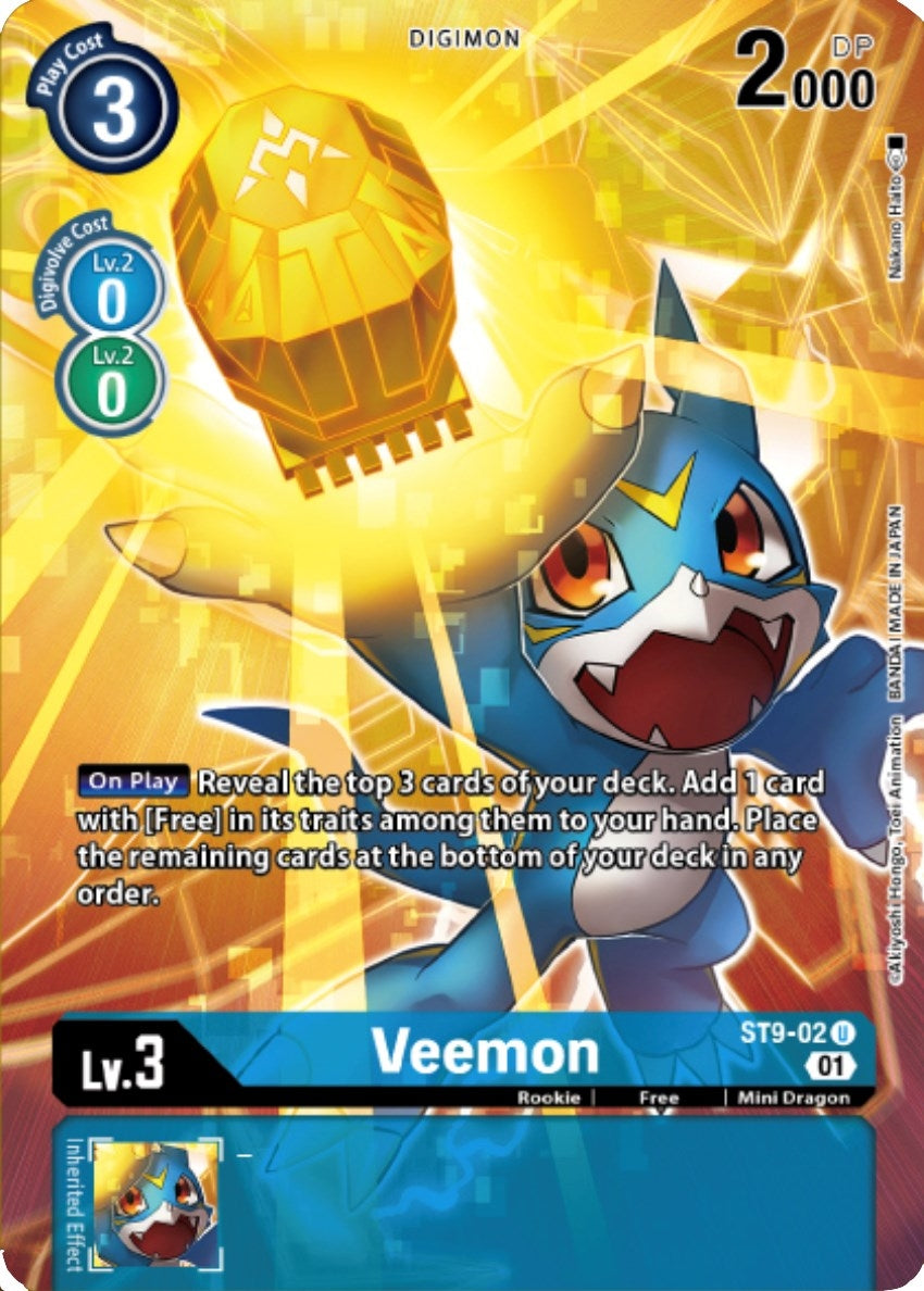 Image for Veemon (Digimon Royal Knights Card Set) (ST9-02 U) (Starter Deck 09: Ultimate Ancient Dragon) - Digimon Card Game