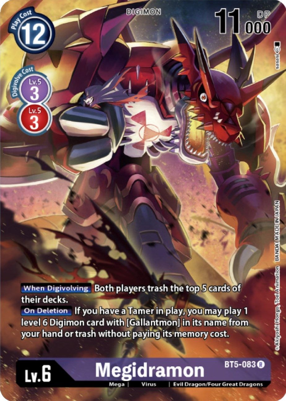 Image for Megidramon (Digimon Card Game Deck Box Set) (BT5-083 R) (Battle of Omni) - Digimon Card Game