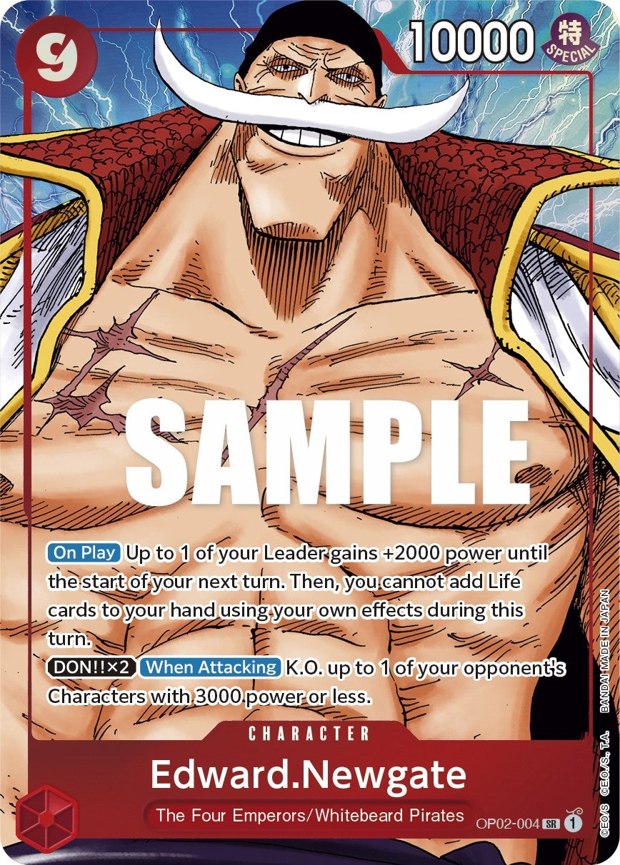 Image for Edward.Newgate (004) (Alternate Art) (OP02-004) (Paramount War) - One Piece Card Game