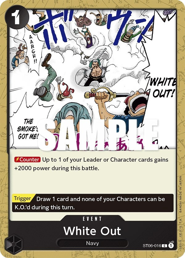 Image for White Out (ST06-016) (Starter Deck 6: Absolute Justice) - One Piece Card Game