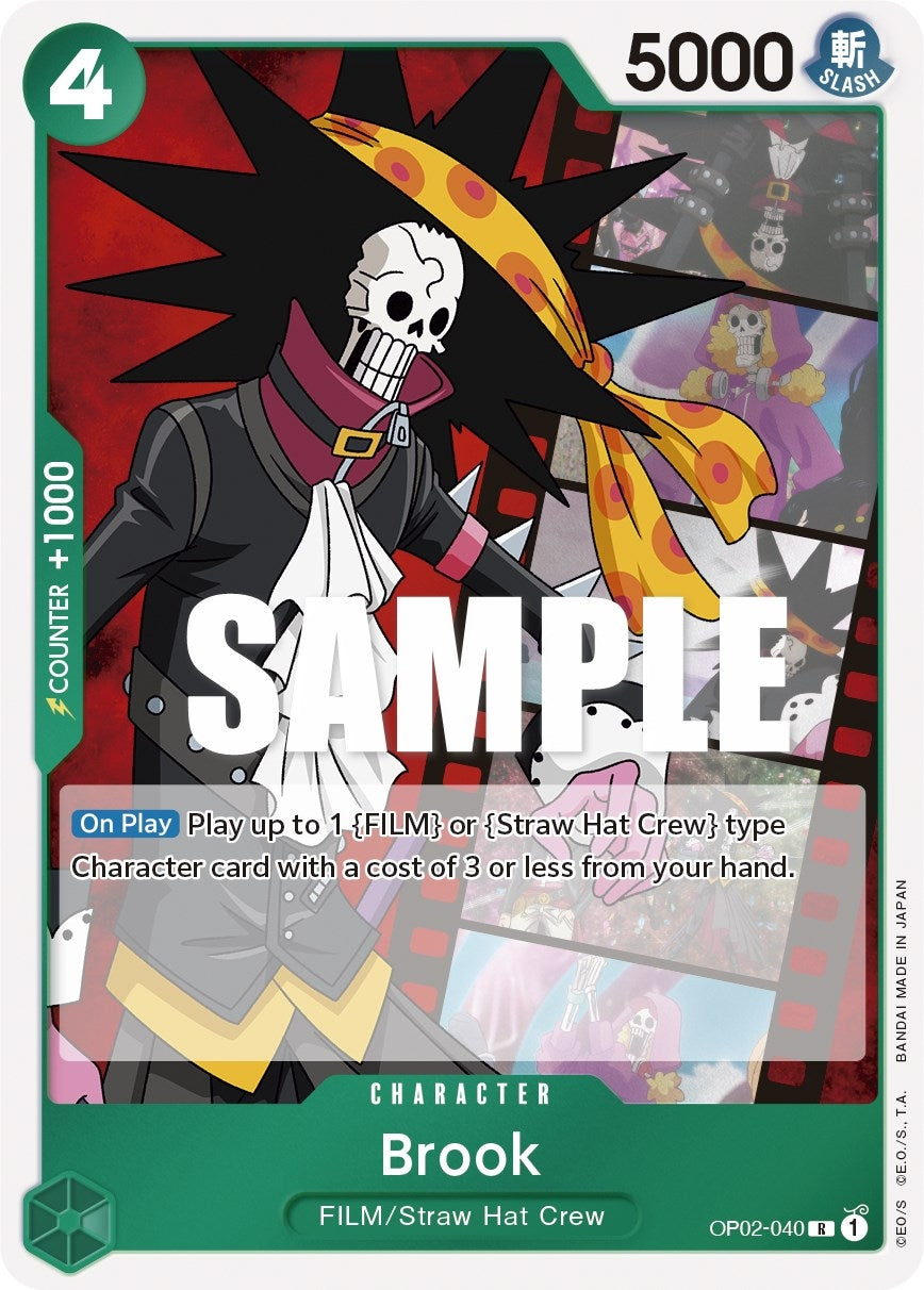 Image for Brook (OP02-040) (Paramount War) - One Piece Card Game