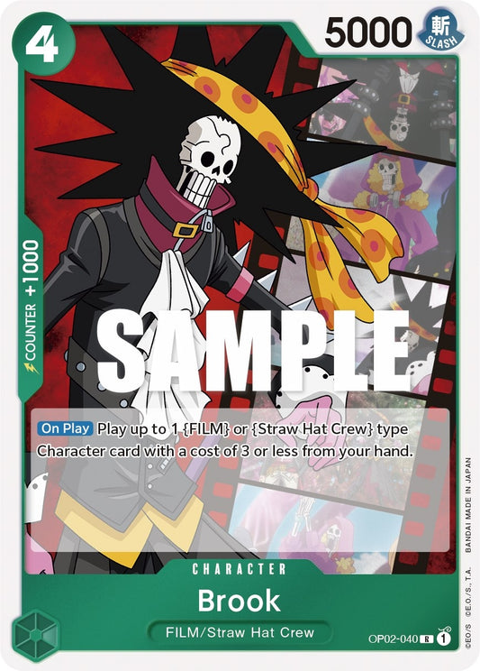 Image for Brook (OP02-040) (Paramount War) - One Piece Card Game