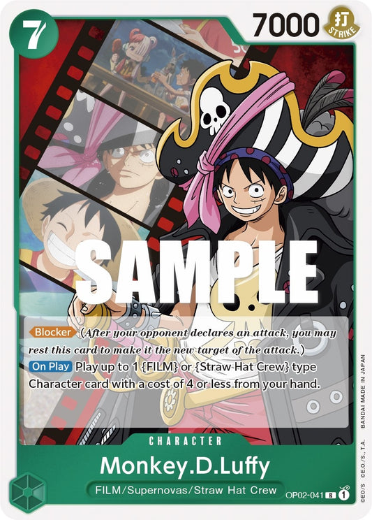 Image for Monkey.D.Luffy (041) (OP02-041) (Paramount War) - One Piece Card Game