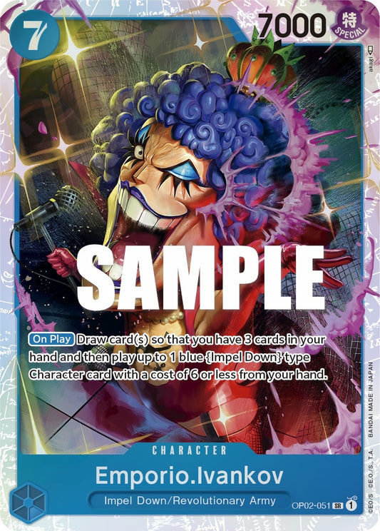 Image for Emporio.Ivankov (051) (OP02-051) (Paramount War) - One Piece Card Game