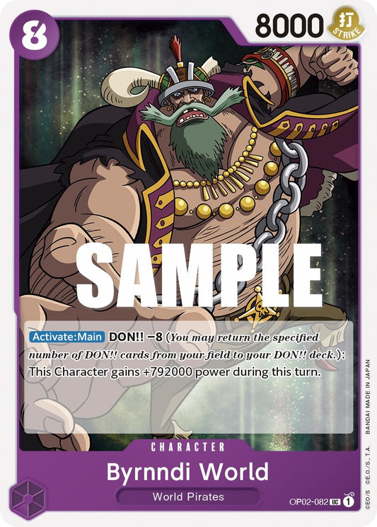 Image for Byrnndi World (OP02-082) (Paramount War) - One Piece Card Game