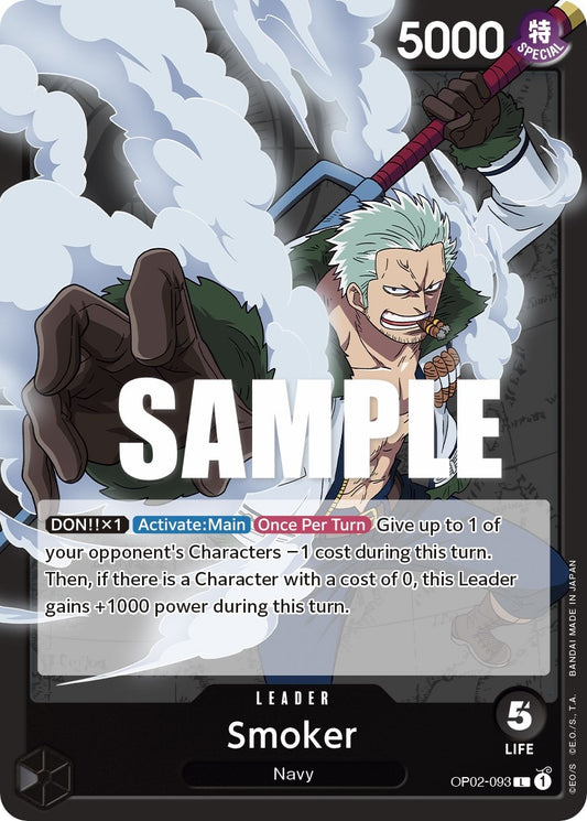 Image for Smoker (093) (OP02-093) (Paramount War) - One Piece Card Game