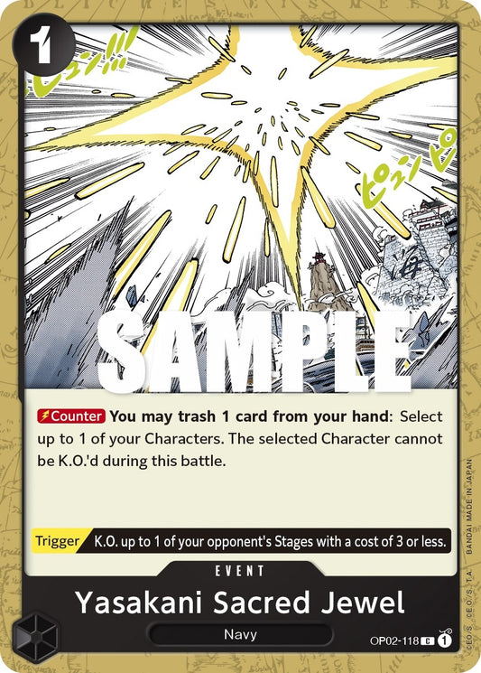 Image for Yasakani Sacred Jewel (OP02-118) (Paramount War) - One Piece Card Game