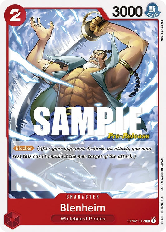 Image for Blenheim (OP02-012) (Paramount War Pre-Release Cards) - One Piece Card Game