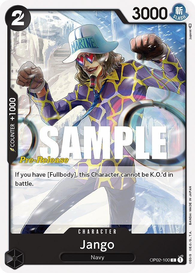 Image for Jango (OP02-100) (Paramount War Pre-Release Cards) - One Piece Card Game