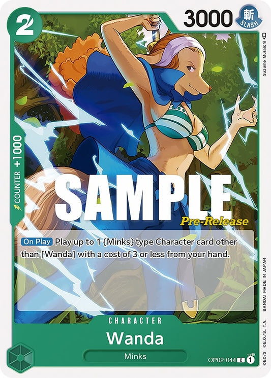 Image for Wanda (OP02-044) (Paramount War Pre-Release Cards) - One Piece Card Game